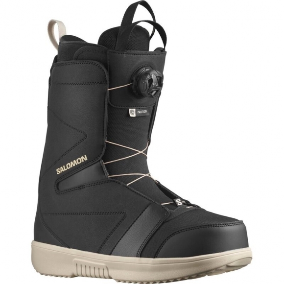 Neu Eingetroffen Salomon Herren Snowboot SNOW. BOOTS FACTION BOA - Schwarz/Schwarz/Regentag
