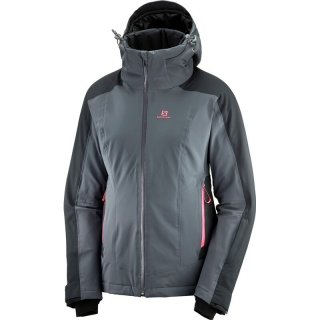 Neu Eingetroffen Salomon Damen Funktionsjacke - Ebenholz/Schwarz