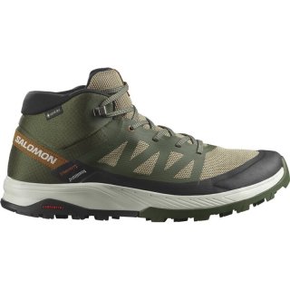 Neu Eingetroffen Salomon Herren Multifunktionsstiefel SHOES OUTRISE MID GTX - Olivennacht/Regentag/Zuckermandel