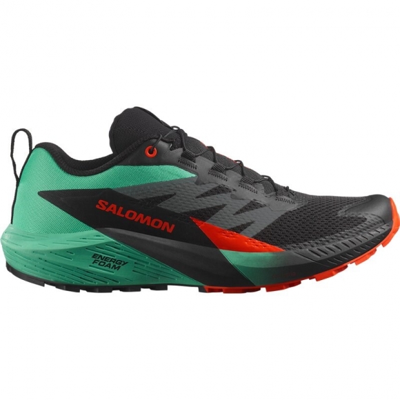 Neu Eingetroffen Salomon Herren Trailrunningschuhe SHOES SENSE RIDE 5 - Schwarz/Bay/Kirschtomate