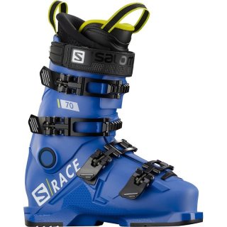 Neu Eingetroffen Salomon Kinder Skischuhe - Rennblau/Säuregrün/SCHWARZ