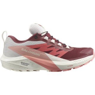 Neu Eingetroffen Salomon Damen Trailrunningschuhe SHOES SENSE RIDE 5 GTX W - Syrah/Vanilleeis/Pfirsichbernstein