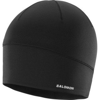 Neu Eingetroffen Salomon Herren ACTIVE BEANIE DEEP - DEEP BLACK/Reflective Silver