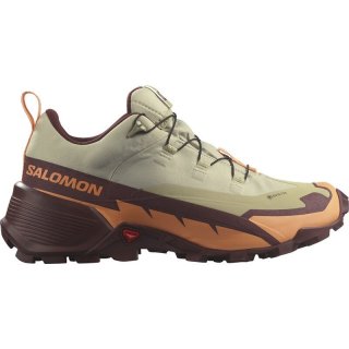Neu Eingetroffen Salomon Damen Multifunktionsschuhe SHOES CROSS HIKE GTX 2 W - Luzerne/Cantaloupe/Bitterschokolade