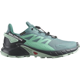 Neu Eingetroffen Salomon Damen Trailrunningschuhe SHOES SUPERCROSS 4 GTX W - Staubtürkis/Tinte/Blauer Dunst