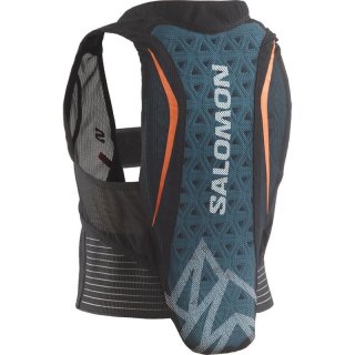 Neu Eingetroffen Salomon Schoner BACK PROTE FLEXCELL PRO JR - Schwarz/Flammenblau