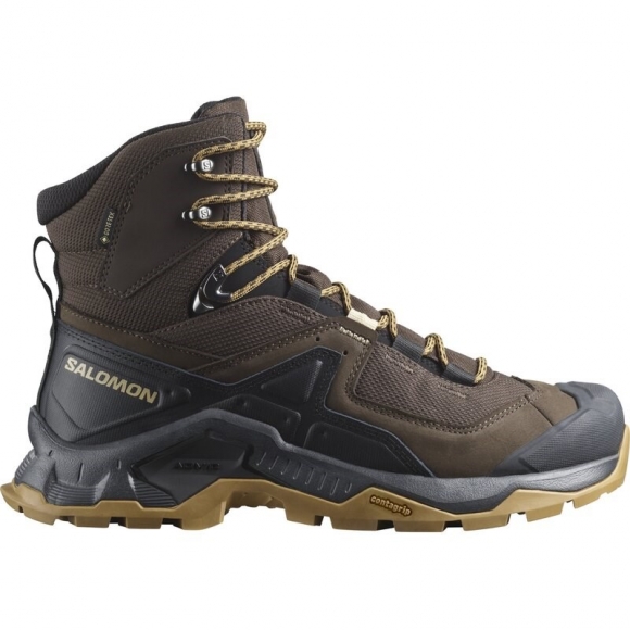 Neu Eingetroffen Salomon Herren Trekkingstiefel SHOES QUEST ELEMENT GTX - Delicioso/Schwarz/Mattgold