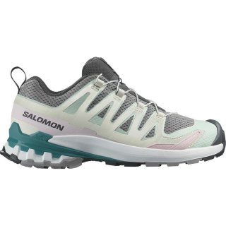 Neu Eingetroffen Salomon Damen Trailrunningschuhe SHOES XA PRO 3D V9 W - Gull/White/Bleached Aqua