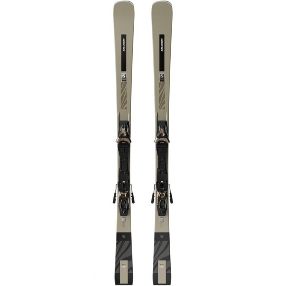Neu Eingetroffen Salomon Damen All-Mountain Ski E - Light Bronze Metallic/Black