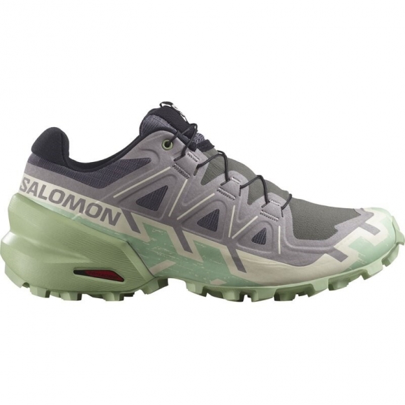 Neu Eingetroffen Salomon Damen Trailrunningschuhe SHOES SPEEDCROSS 6 W - Castlerock/Vanille Eisgrün/Rauchgrün