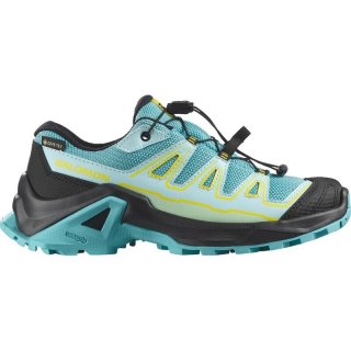 Neu Eingetroffen Salomon Kinder Walkingschuhe SHOES X ULTRA GTX J Blue - Blau Curaçao/Turbulenz/Gelbe Iris