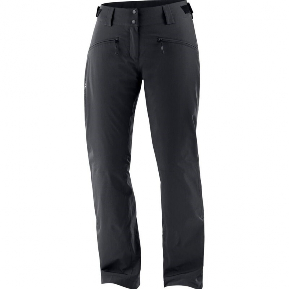 Neu Eingetroffen Salomon Damen Hose EDGE PANT W DEEP - TIEFSCHWARZ