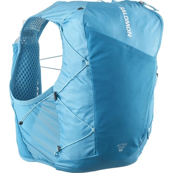 Neu Eingetroffen Salomon Rucksack ACTIVE SKIN 12 SET BLUE - BLAUE DANUBE/Blue Curaçao