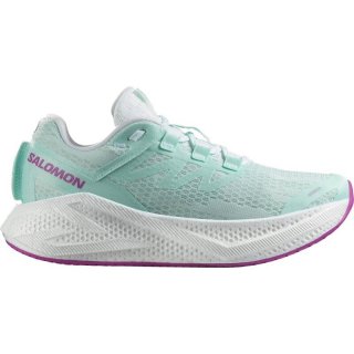 Neu Eingetroffen Salomon Damen Laufschuhe SHOES AERO GLIDE 3 W - Lorbeer/Weiß/Weidenröschen