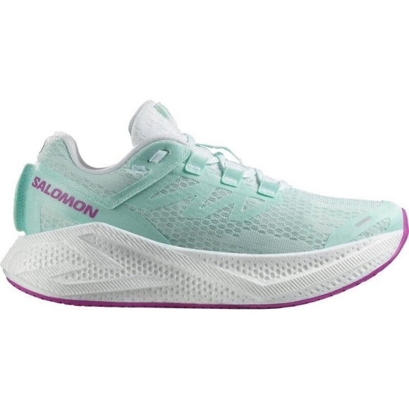 Neu Eingetroffen Salomon Damen Laufschuhe SHOES AERO GLIDE 3 W - Lorbeer/Weiß/Weidenröschen