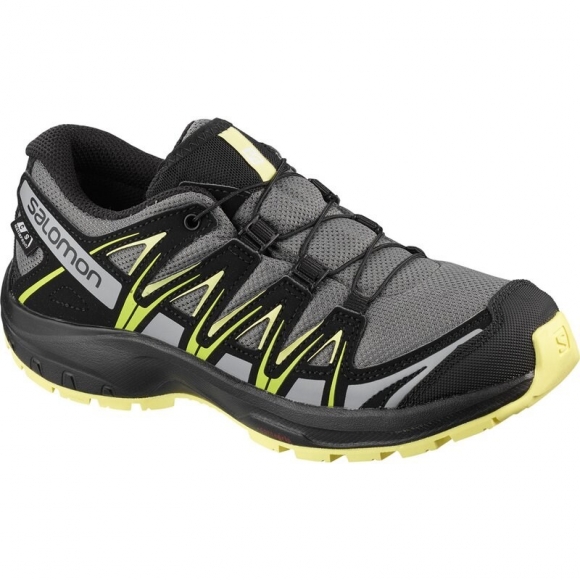Neu Eingetroffen Salomon Kinder Outdoorschuhe (Low) XA PRO 3D CSWP - Gargoyle/Schwarz/Charlock