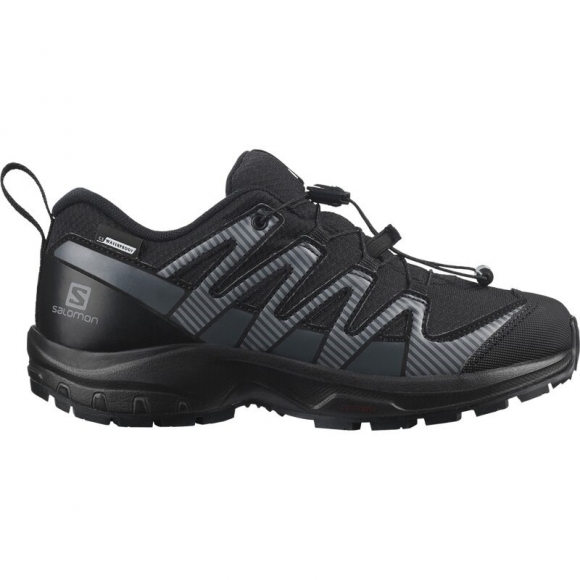 Neu Eingetroffen Salomon Kinder Multifunktionsschuhe SHOES XA PRO V8 CSWP J - Schwarz/Schwarz/Ebenholz