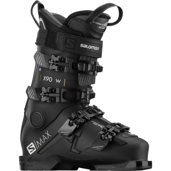 Neu Eingetroffen Salomon Damen ALPINE BOOTS - SCHWARZ/Beluga/Golden Glow Metallic