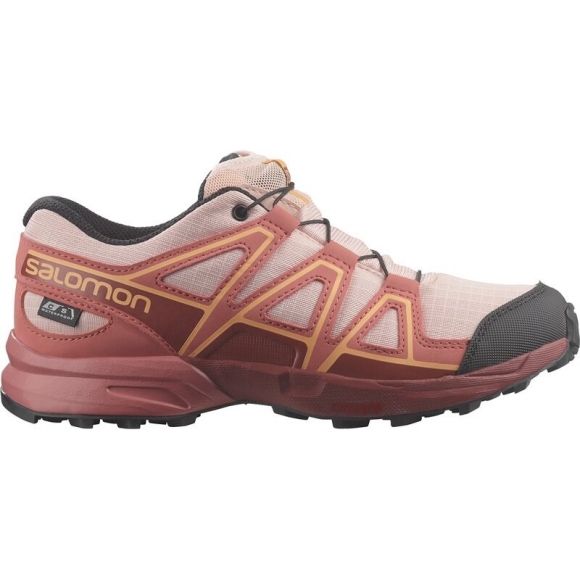 Neu Eingetroffen Salomon Kinder Multifunktionsschuhe SHOES SPEEDCROSS CSWP J - Englische Rose/Rindsleder/Cantaloupe