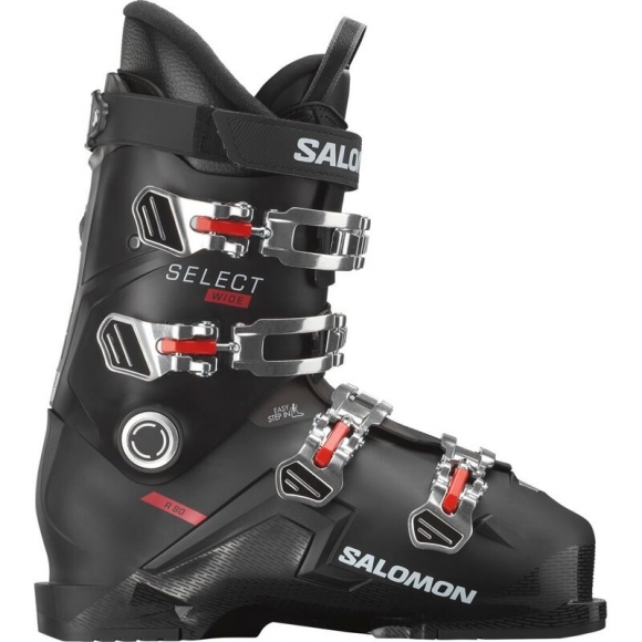Neu Eingetroffen Salomon Herren Ski-Schuhe ALP. BOOTS SELECT WIDE R80 - Schwarz/Beluga/Chinesischrot