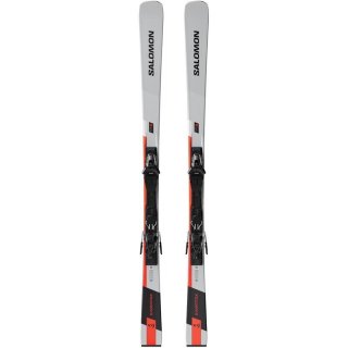 Neu Eingetroffen Salomon Herren All-Mountain Ski E - Chrom/Neonrot/Schwarz