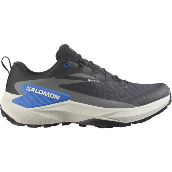Neu Eingetroffen Salomon Herren Trailrunningschuhe SHOES GENESIS GTX - Schwarz/Mondfelsen/Französischblau
