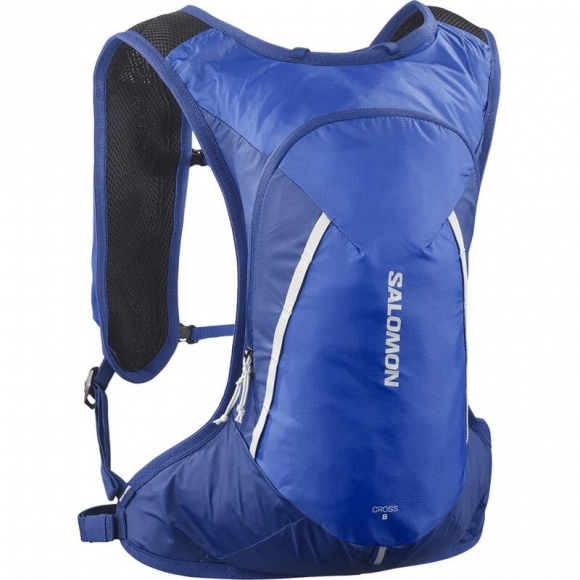Neu Eingetroffen Salomon Rucksack CROSS 8 NAUTICAL - NAUTICAL BLUE/Limoges/LUNAR ROCK