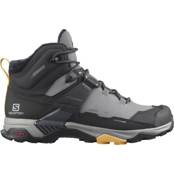 Neu Eingetroffen Salomon Herren Stiefel SHOES X ULTRA 4 MID WINTER TS CSWP - Quiet Shade/Schwarz/Warm Apricot