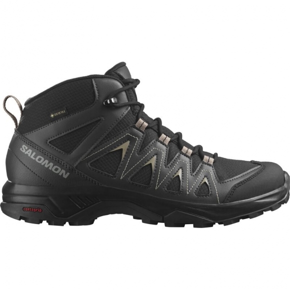 Neu Eingetroffen Salomon Herren Multifunktionsstiefel SHOES X BRAZE MID GTX - Schwarz/Phantom/Vintage Khaki