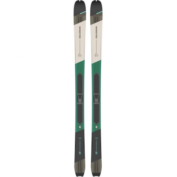 Neu Eingetroffen Salomon Damen Freeride Ski T MTN 86 W PRO + Skins Aruba - Rainy Day/Black/Aruba Blue