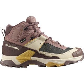 Neu Eingetroffen Salomon Damen Trekkingstiefel SHOES X ULTRA 5 MID GTX W - Wurzelholz/Französische Röstung/Rattan