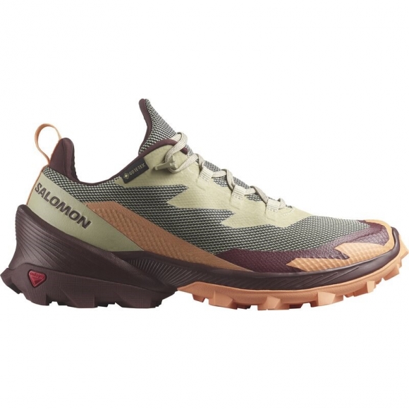 Neu Eingetroffen Salomon Damen Multifunktionsschuhe SHOES CROSS OVER 2 GTX W - Luzerne/Cantaloupe/Bitterschokolade