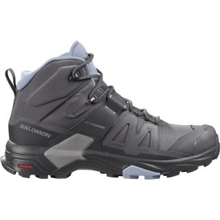 Neu Eingetroffen Salomon Damen Multifunktionsstiefel SHOES X ULTRA 4 MID GTX W - Magnet/Schwarz/Zen Blau