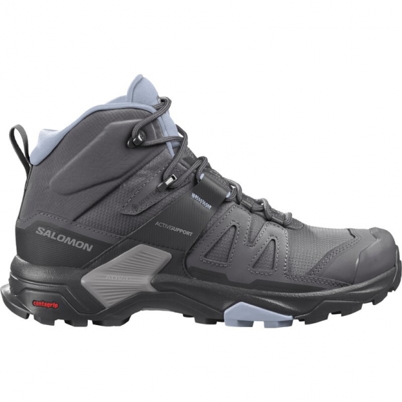 Neu Eingetroffen Salomon Damen Multifunktionsstiefel SHOES X ULTRA 4 MID GTX W - Magnet/Schwarz/Zen Blau