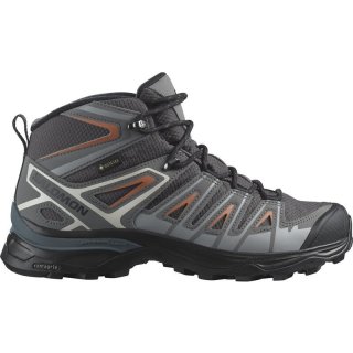 Neu Eingetroffen Salomon Damen Multifunktionsstiefel SHOES X ULTRA PIONEER MID GTX W - Magnet/Quiet Shade/Coral Gold