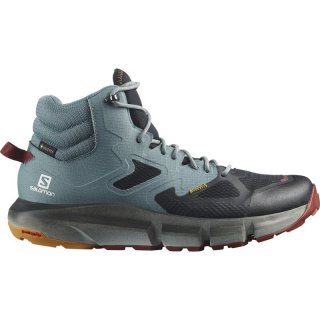 Neu Eingetroffen Salomon Herren Multifunktionsstiefel SHOES PREDICT HIKE MID GTX - Schwarz/Trooper/Feuriges Orange