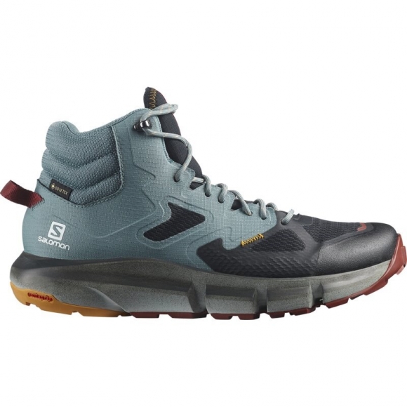 Neu Eingetroffen Salomon Herren Multifunktionsstiefel SHOES PREDICT HIKE MID GTX - Schwarz/Trooper/Feuriges Orange