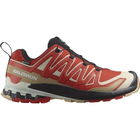 Neu Eingetroffen Salomon Herren Trailrunningschuhe SHOES XA PRO 3D V9 GTX - Aurorarot/Safari/Weiß