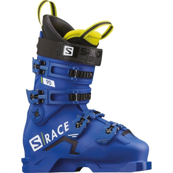 Neu Eingetroffen Salomon Kinder Skischuhe - Rennblau/Säuregrün/SCHWARZ
