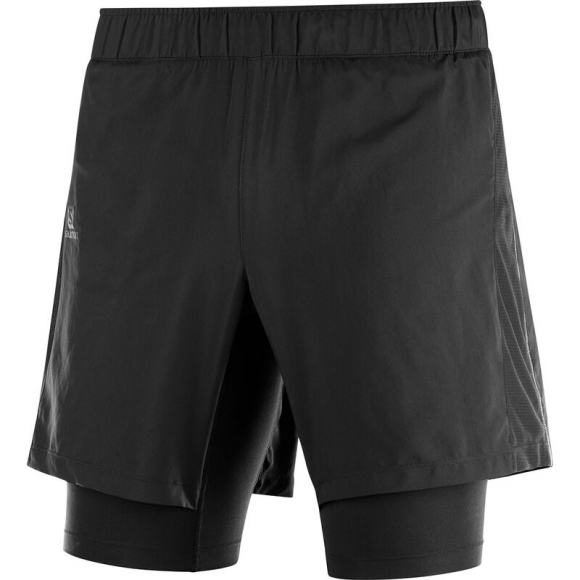 Neu Eingetroffen Salomon Herren Shorts AGILE TWINSKIN SHORT - Schwarz Neu Eingetroffen Salomon Herren Shorts AGILE TWINSKIN SHORT - Schwarz