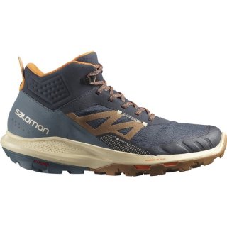 Neu Eingetroffen Salomon Herren Multifunktionsstiefel SHOES OUTpulse Mid GTX - Ebenholz/Gebleichter Sand/Leuchtendes Orange