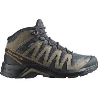 Neu Eingetroffen Salomon Herren Multifunktionsstiefel SHOES X-ADVENTURE RECON MID GTX - Asphalt/Falcon/Coyote Brown