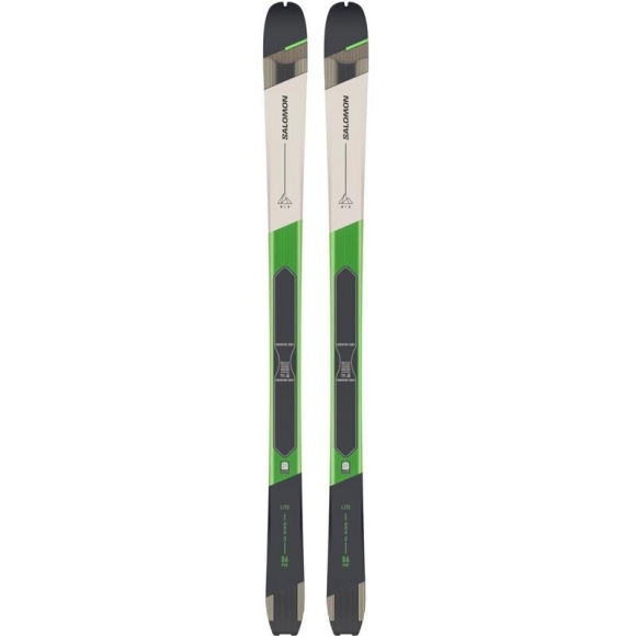 Neu Eingetroffen Salomon Herren Freeride Ski T MTN 86 PRO + Skins Ptl - Rainy Day/Black/Pastel Neon Green 1