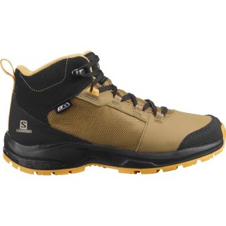 Neu Eingetroffen Salomon Kinder Trekkingstiefel SHOES OUTward CSWP J - Safari/Phantom/Warmes Aprikosenrot