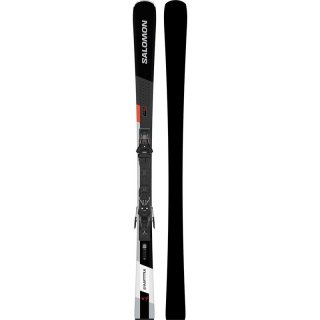 Neu Eingetroffen Salomon Herren All-Mountain Ski E - Schwarz/Neonrot/Chrom