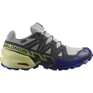 Neu Eingetroffen Salomon Herren Trailrunningschuhe SHOES SPEEDCROSS 6 GTX Wrought - Schmiedeeisen/Clematis Blau/Scharfes Grün