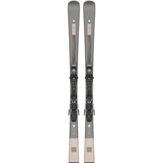 Neu Eingetroffen Salomon Damen All-Mountain Ski E - Schwarz Metallic/Rosa Gold Metallic/Schwarz