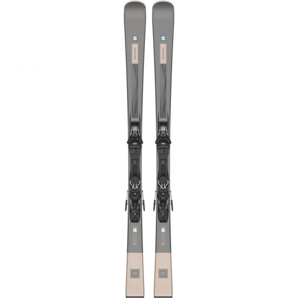 Neu Eingetroffen Salomon Damen All-Mountain Ski E - Schwarz Metallic/Rosa Gold Metallic/Schwarz Neu Eingetroffen Salomon Damen All-Mountain Ski E - Schwarz Metallic/Rosa Gold Metallic/Schwarz