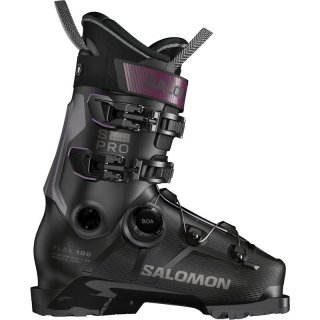 Neu Eingetroffen Salomon Herren Ski-Schuhe ALP. BOOTS - Schwarz/Dunkelgrau Metallic/Burgunderrot Metallic