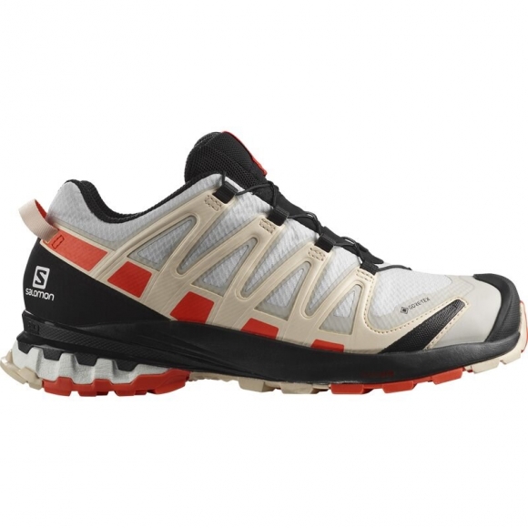 Neu Eingetroffen Salomon Damen Trailrunningschuhe SHOES XA PRO 3D v8 GTX W - Mondfelsen/Kirschtomate/Sonnenkuss